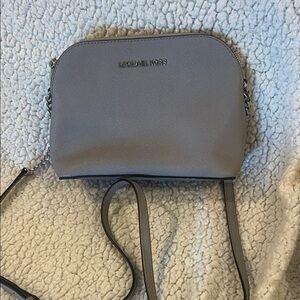Michael Kors Elegant Gray Crossbody Bag